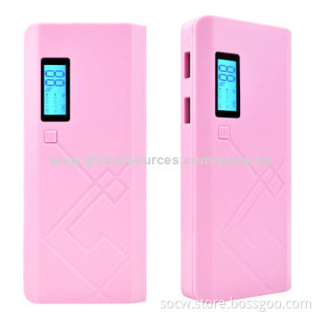 12,000mAh Mobile Phone Charging Station with LCD Screen